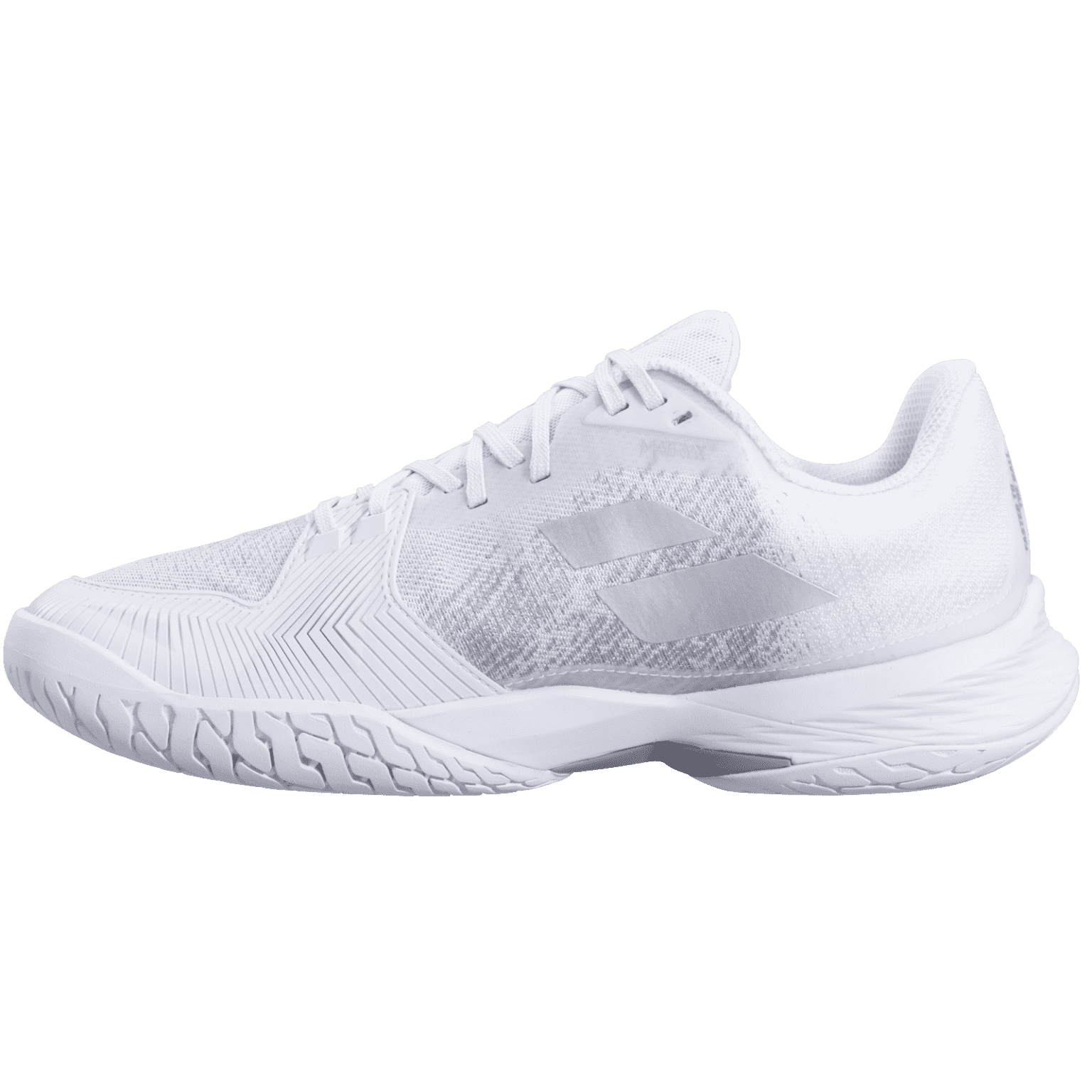 Babolat Jet Mach 3 AC (White/Silver) Men's Shoes · RacquetDepot