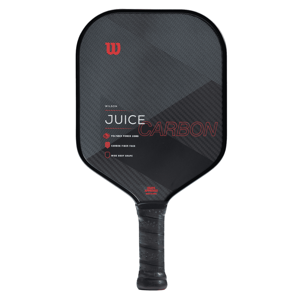 Wilson Juice Carbon Pickleball Paddle · RacquetDepot