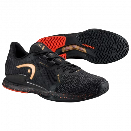 Head Sprint Pro 3.5 SF (Black/Orange) Men's Shoes · RacquetDepot