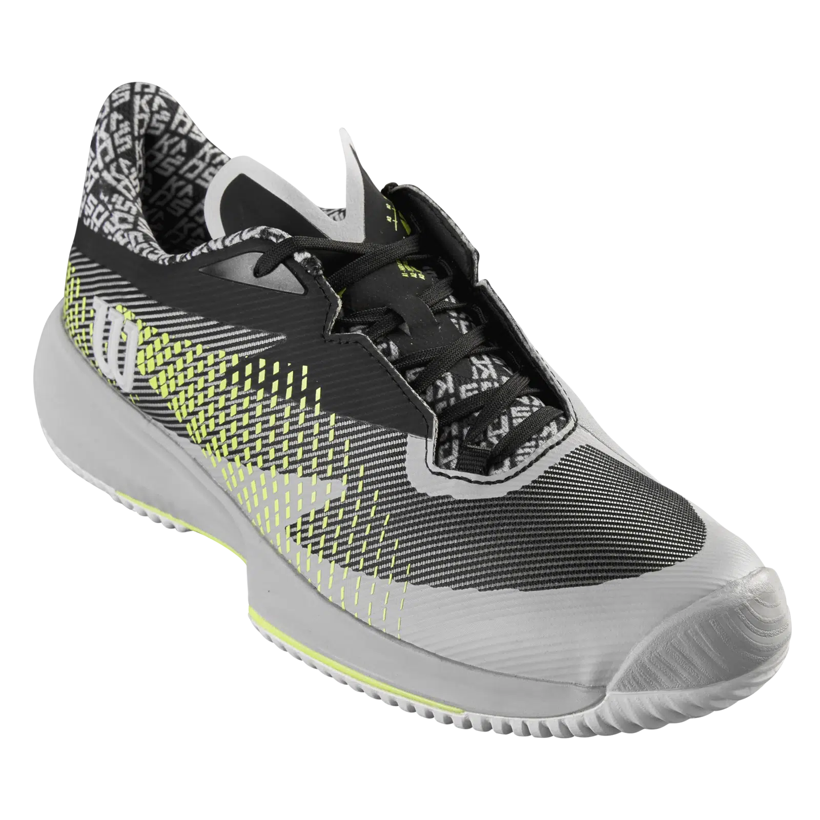 Wilson Kaos Swift 1.5 (Pearl Blue/Black/Safety Yellow) Men's Shoes