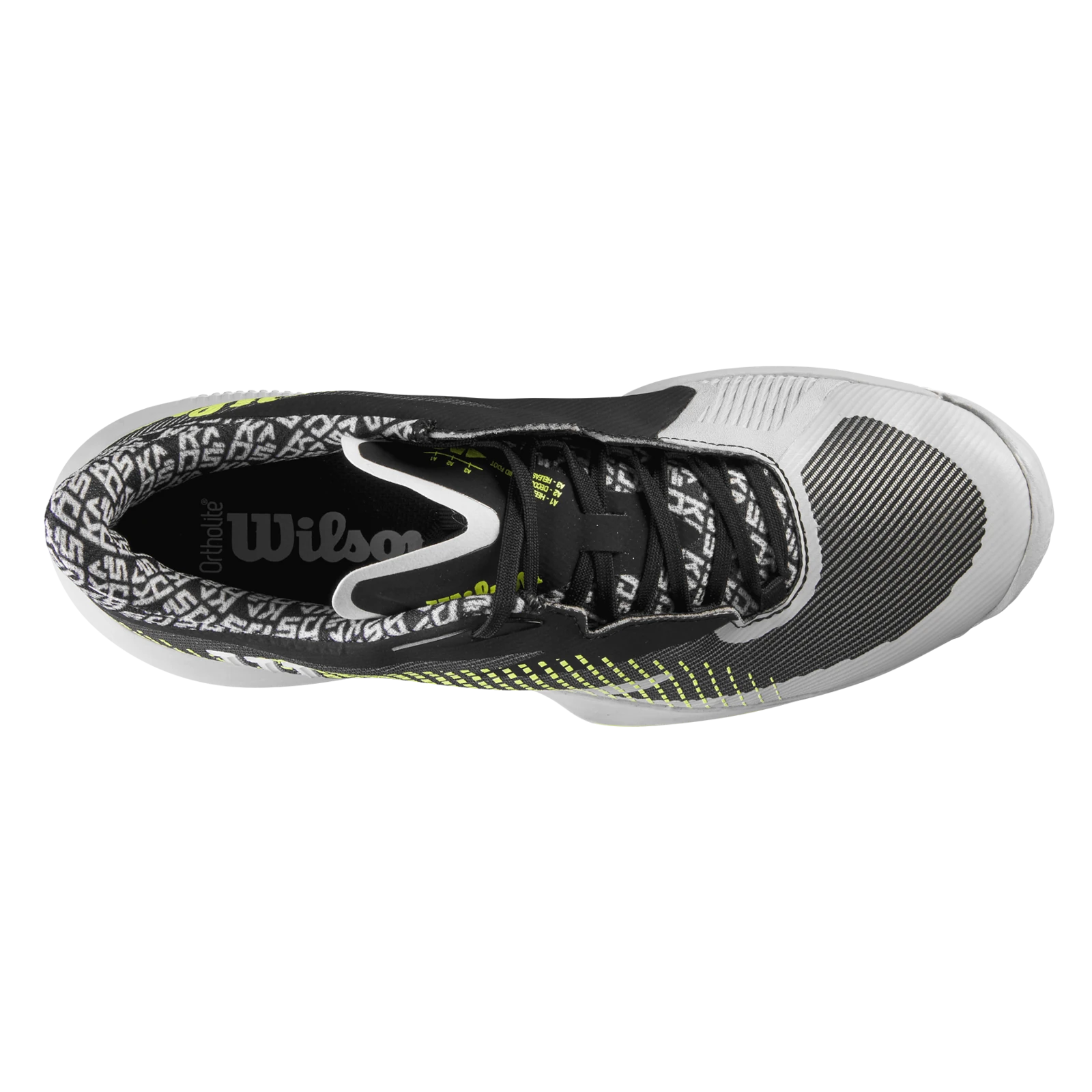 Wilson Kaos Swift 1.5 (Pearl Blue/Black/Safety Yellow) Men's Shoes